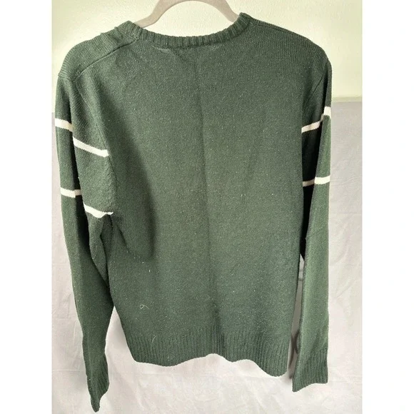 Guinness Men's Bottle Green Knit Sweater Pullover Crew Neck Size S Small - Picture 5 of 8